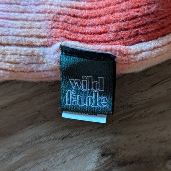 Wild Fable Pink Tie-Dye Beanie Knit Hat, OSFM - Picture 3 of 4